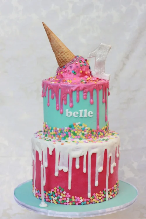 Bday Cake “Ice Cream Party”