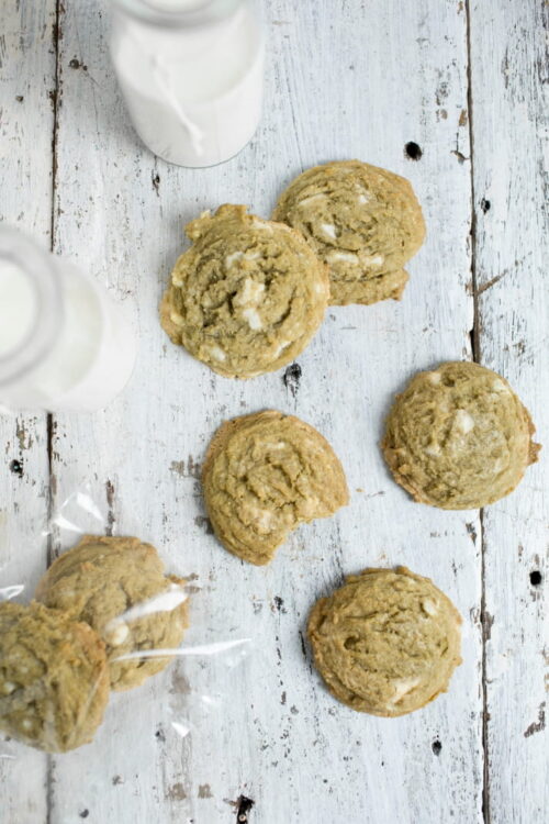 Matcha White Chocolate Cookies