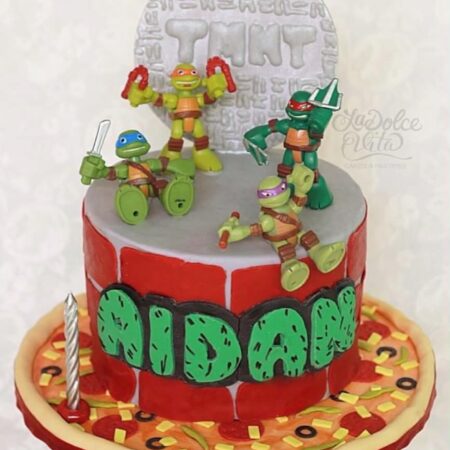 teenage mutant ninja turtles cake