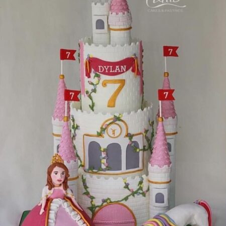 princess castle cake