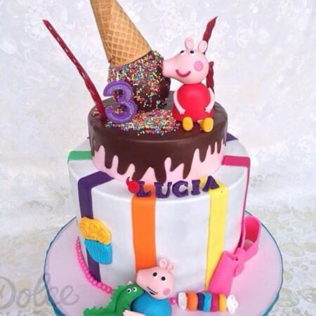 peppa pig cake