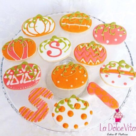 pumpkin princess sugar cookies
