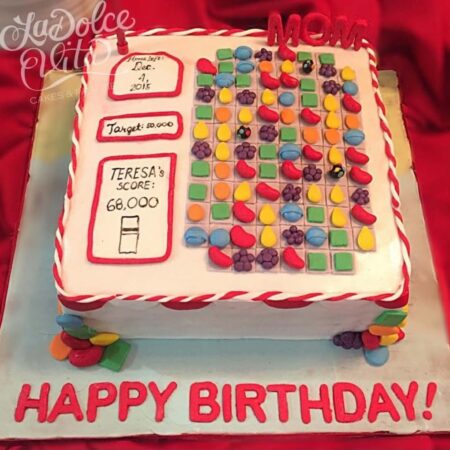 candy crush cake