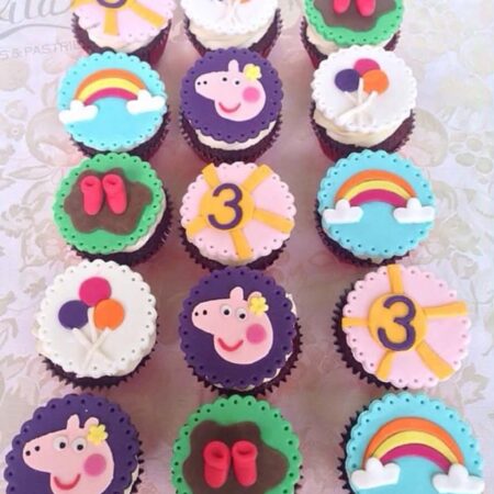 peppa pig cupcakes