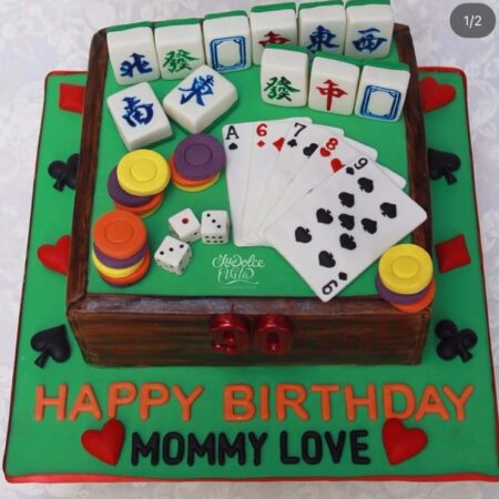 mahjong cake