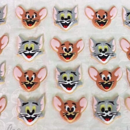 tom and jerry sugar cookies