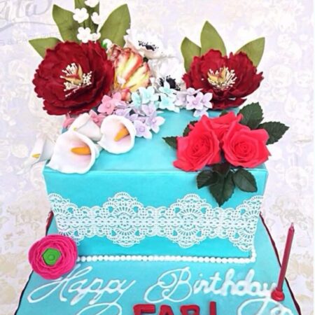 sugarflowers cake