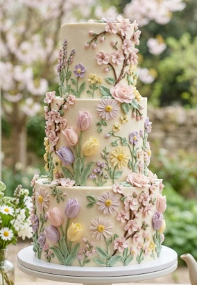 3-tier florals