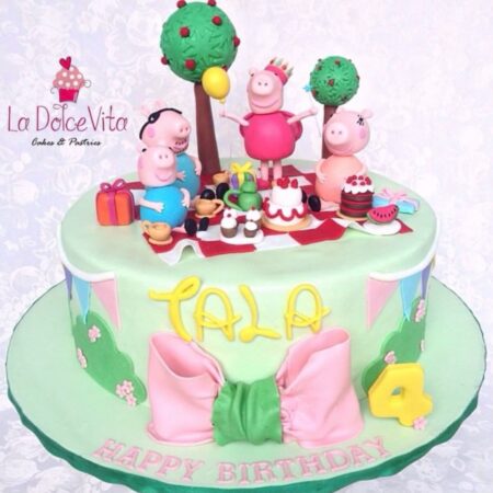 peppa pig cake