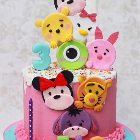 tsum tsum cake