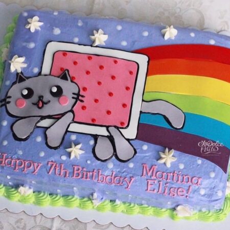 nyan nyan cat cake