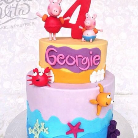 peppa pig cake
