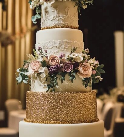 gold and marsala cake