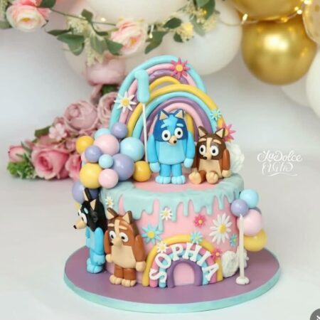bluey cake