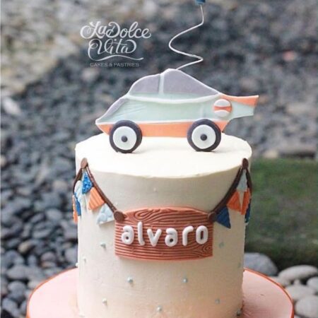 2d car cake