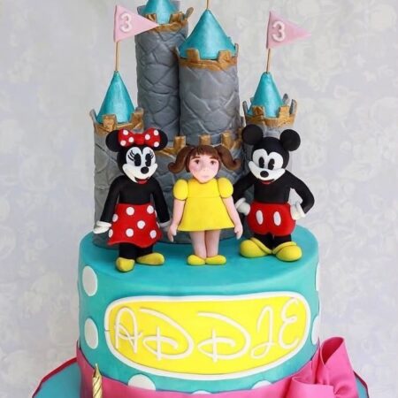 disney castle cake
