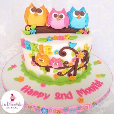 owls cake