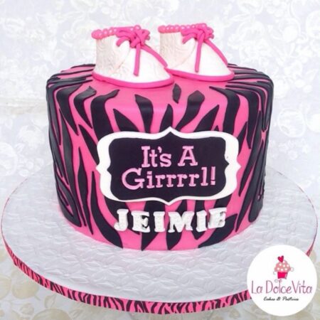 wild baby shower cake