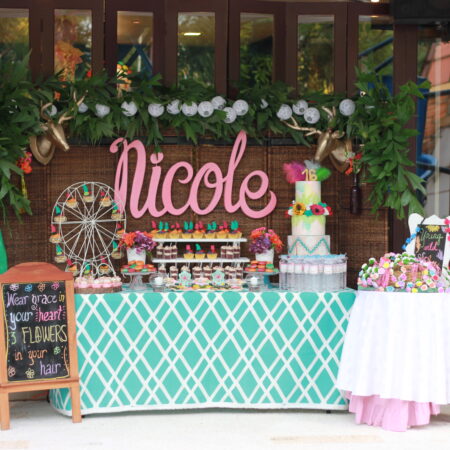 nicole coachella dessert table