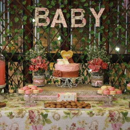 baby shower dessert table