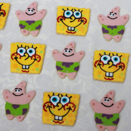 sponge bob sugar cookies