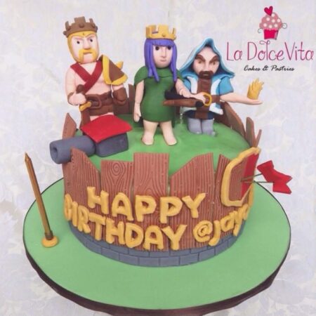 clash of clans cake