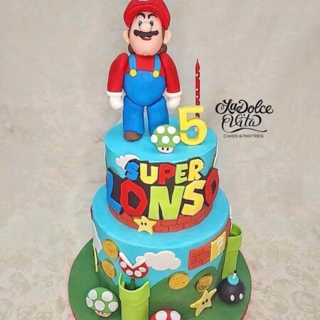 super mario cake