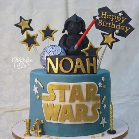 darth vader star wars cake