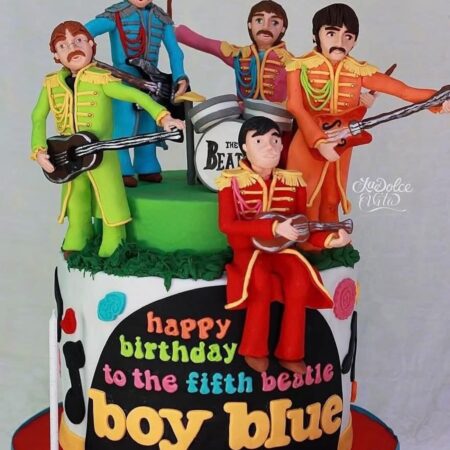 beatles birthday cake