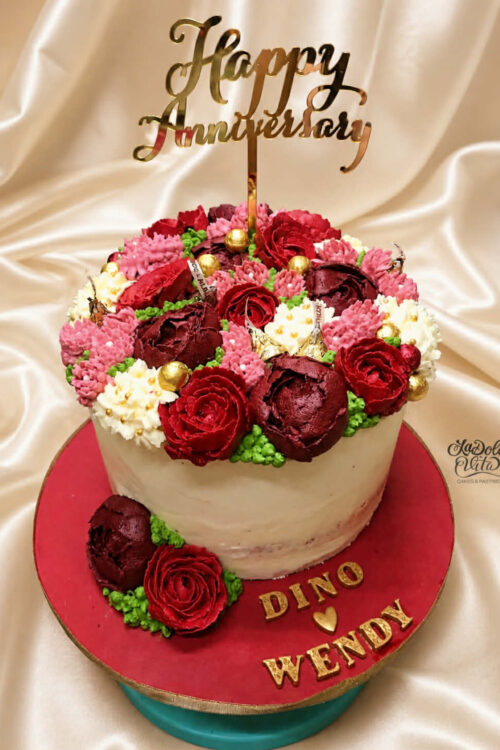 Custom 1-tier Buttercream Cake