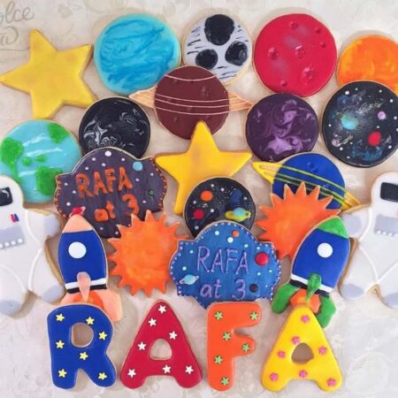 astronaut sugar cookies