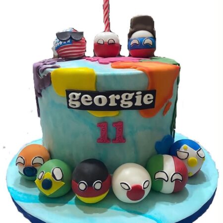 country balls cake