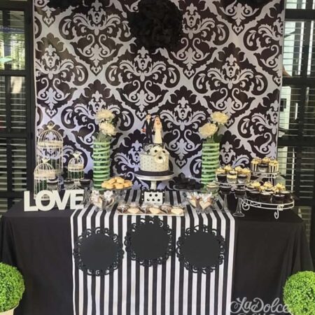 wedding dessert table
