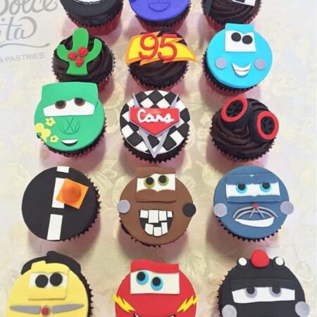 cars cupcakes